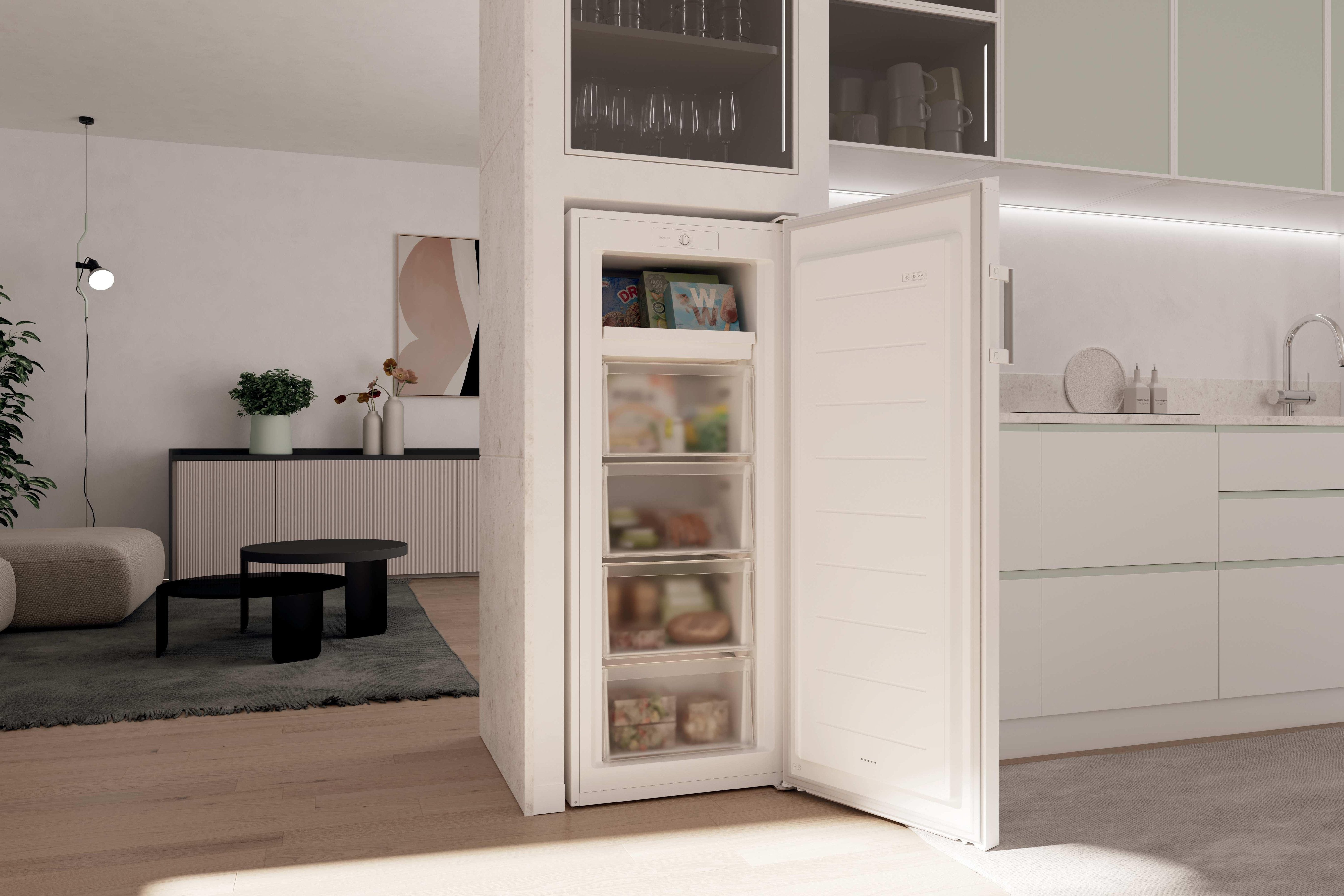 EAN 8059019103150 - Candy CNUQ2L513EWH Congelador vertical Independiente 169 L Blanco imagen 10