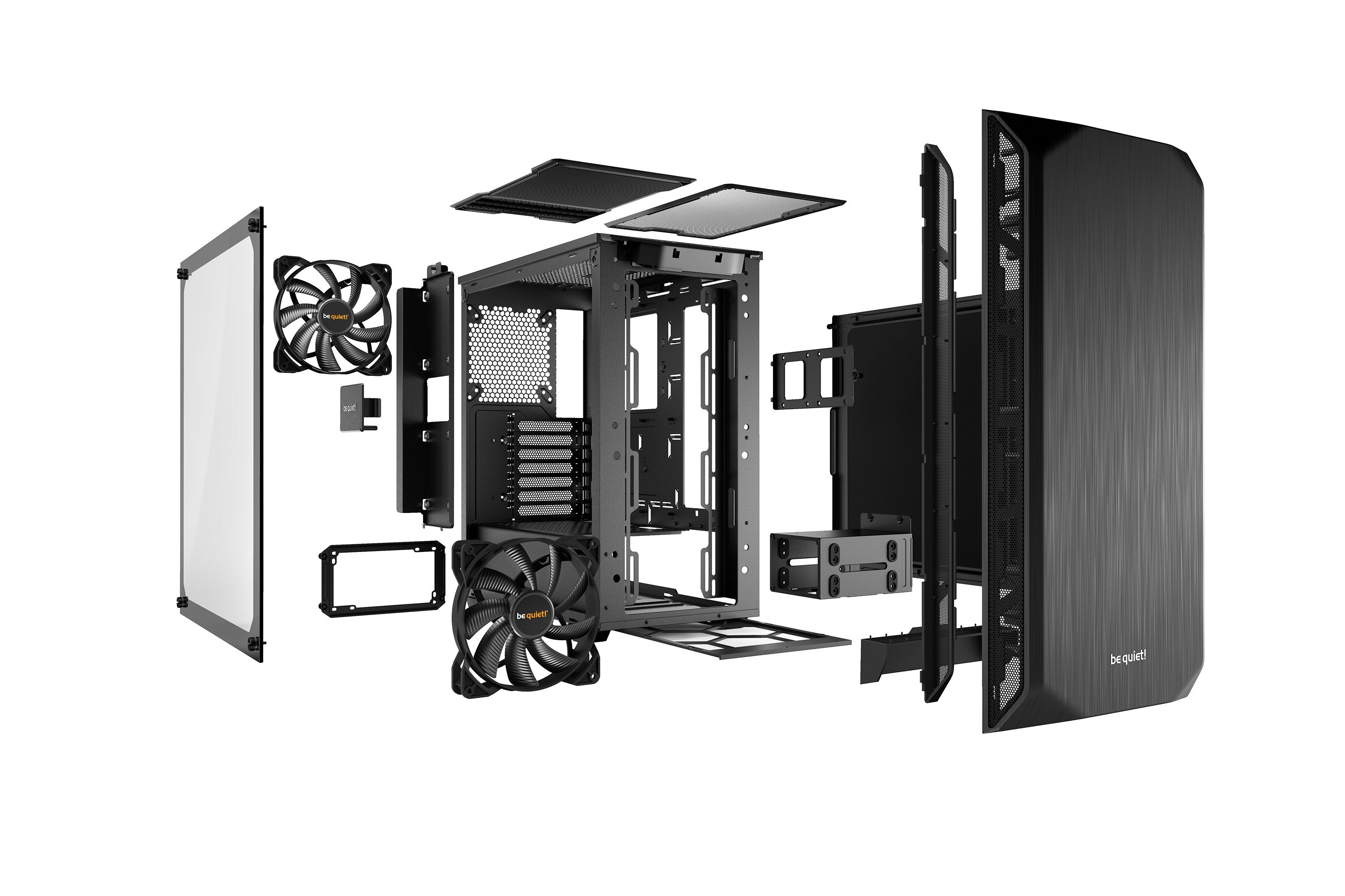 Caja Pc Be Quiet!  Pure Base 500 Window, Tower-Gehäuse Schwarz, Window-Kit