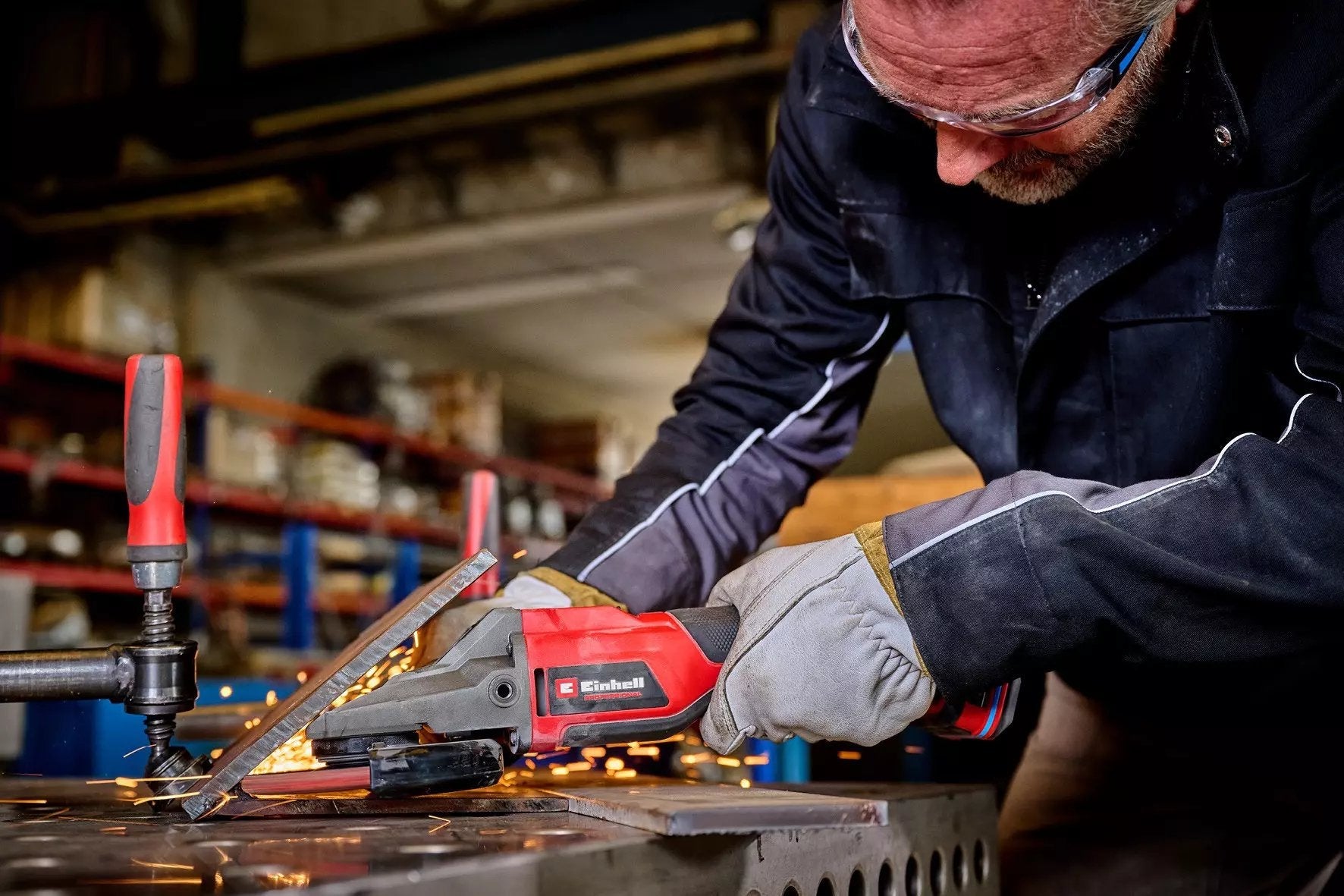 Einhell Akku-Flachkopf-Winkelschleifer Tp-Ag 18/125 F Li