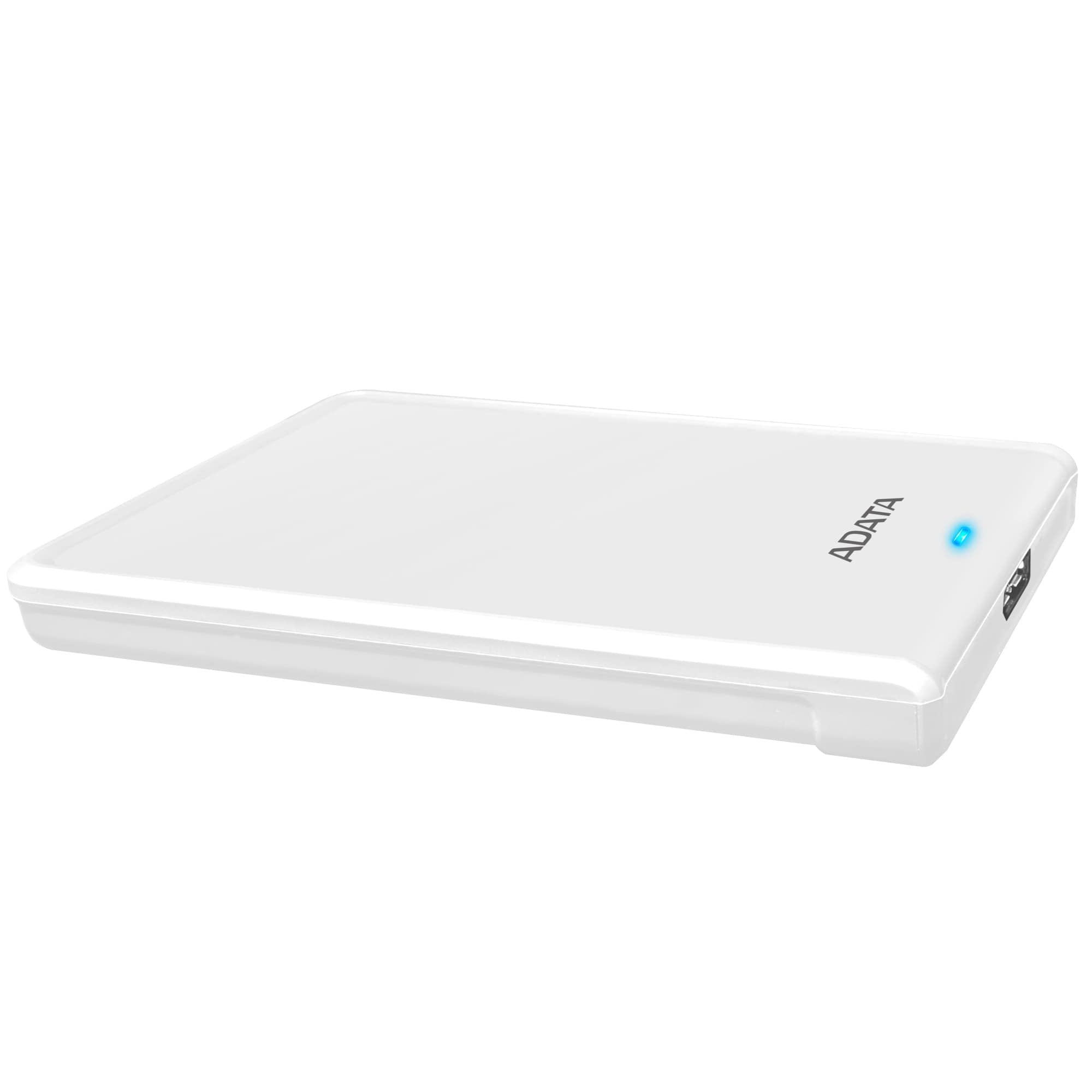 Disco Hdd Externo Adata Hv620s  2 Tb Usb Tipo A 3.2 Gen 1 (3.1 Gen 1) Blanco