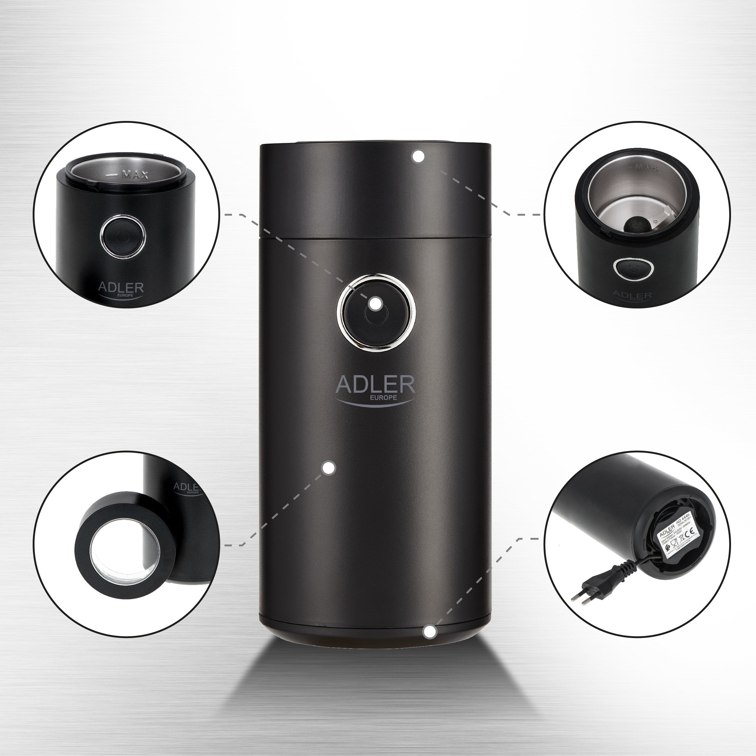 Molinillo De Café Adler Ad 4446bs