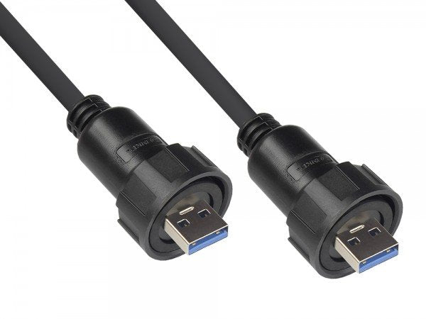 Good Connections Industrie-Stecker S4 -Usb 3.0 A-A 1m Cable