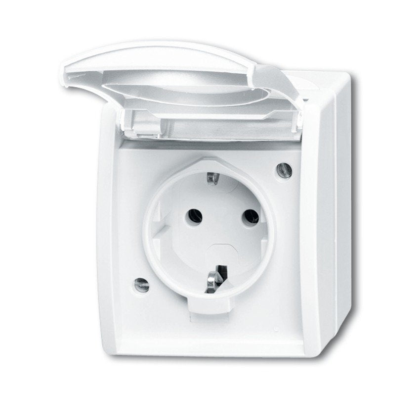 EAN 4011395083727 - Busch-Jaeger 2083-0-0834 toma de corriente CEE 7/3 Blanco imagen 1