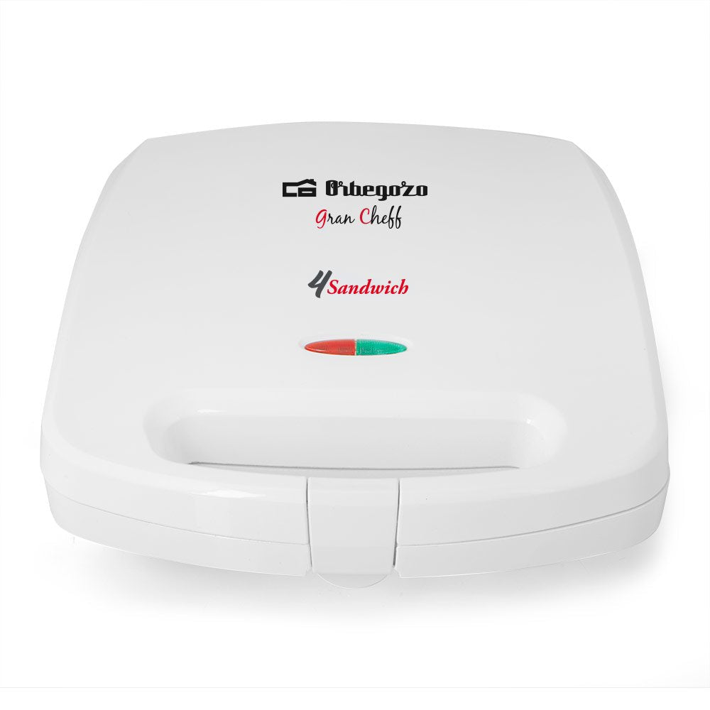 Sandwichera Orbegozo Sw 7100 1500w Para 4 Sandwiches