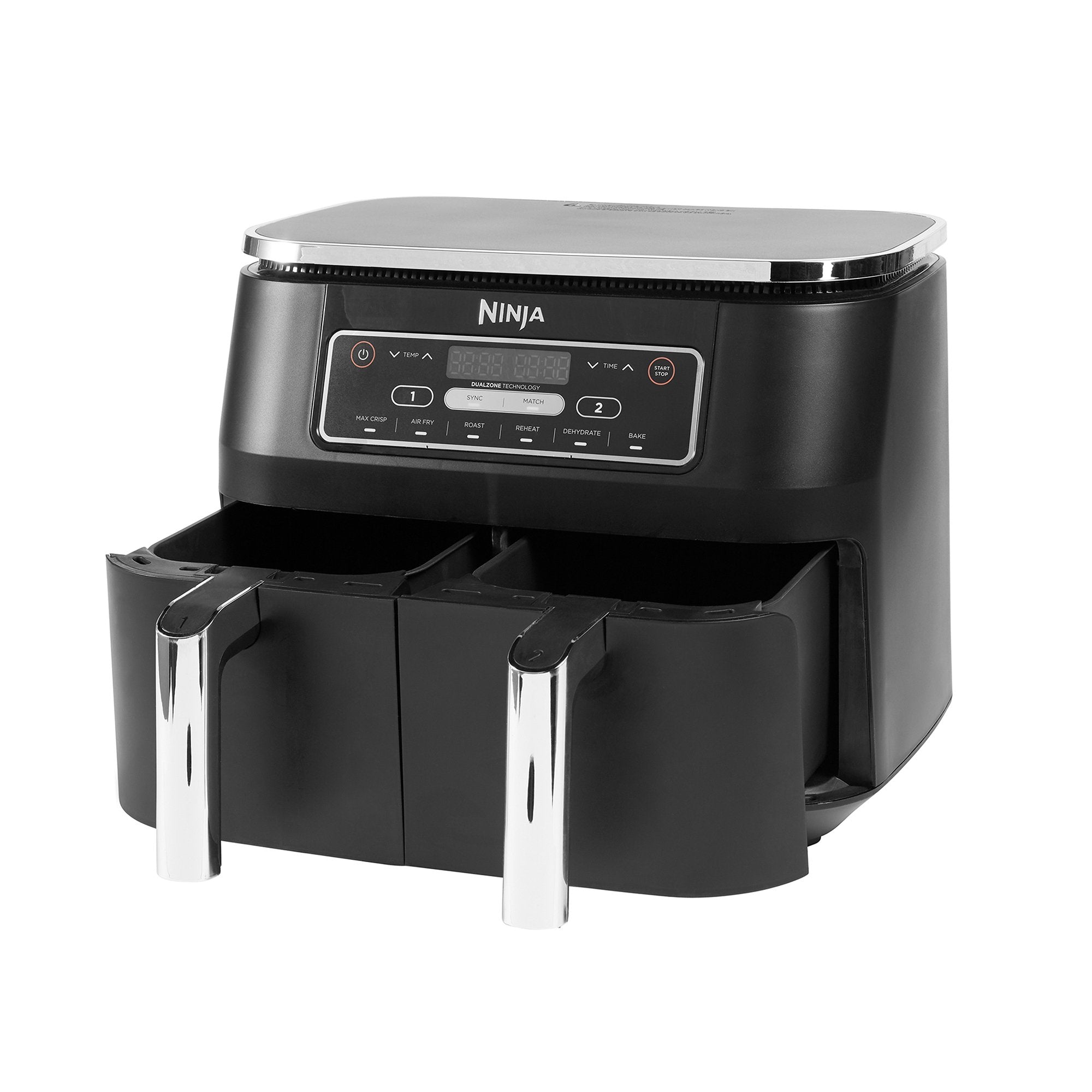 EAN 0622356239561 - Ninja AF300 Doble 7,6 L Independiente 2470 W Freidora de aire caliente Negro imagen 3