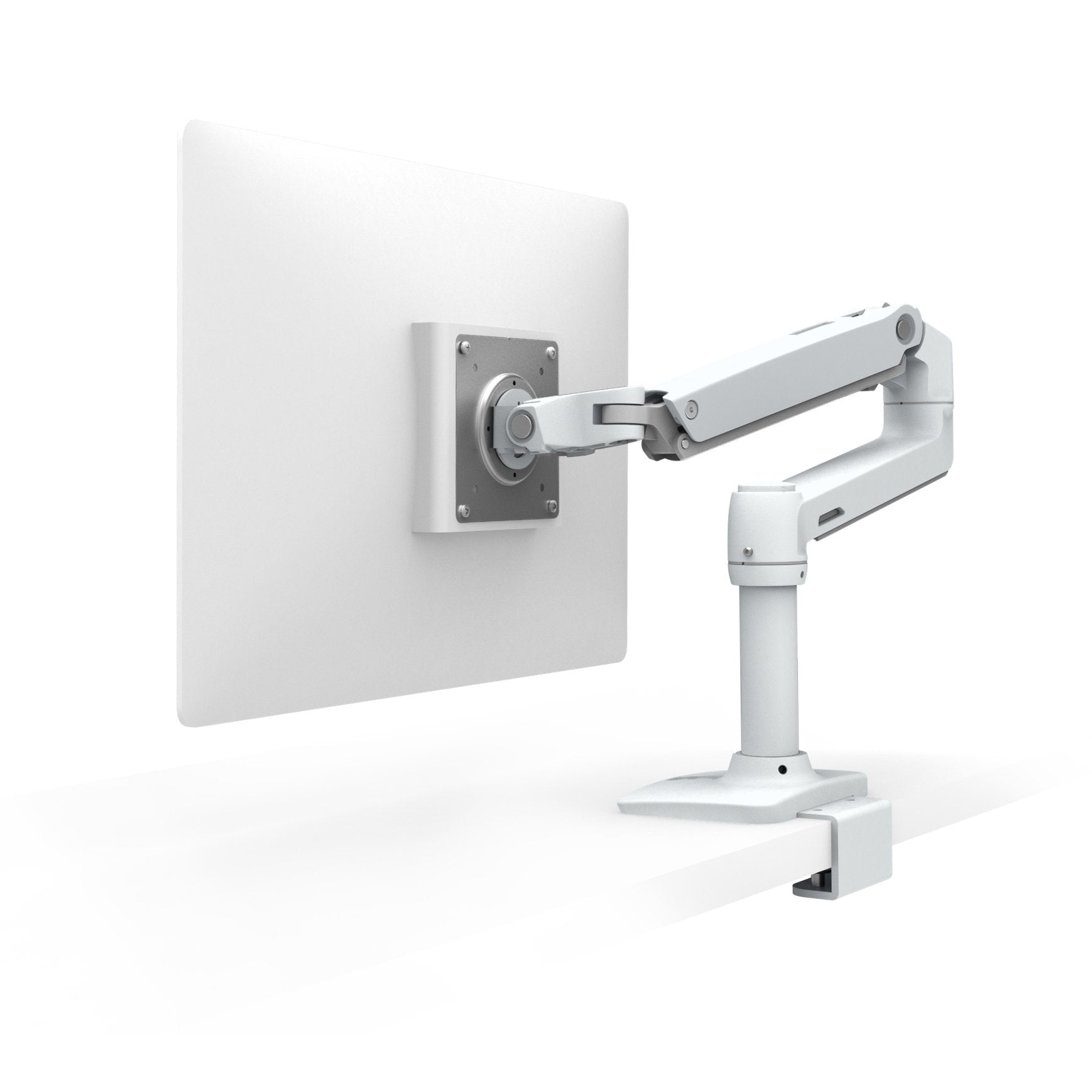 Ergotron Lx - Kit De Fijación (Brazo Articulado, Barra, Unterbau, C-Abrazadera) - Konstante Krafttechnologie - Para Lcd-Display - Aluminium, Acero - Blanco - Tamaño De Pantalla: Hasta 81,3 Cm (Hasta 32 Pulgadas)