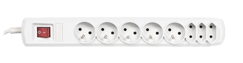 EAN 5901452155469 - Activejet APN-8G/5M-GR base múltiple 8 salidas AC Interior Gris imagen 1