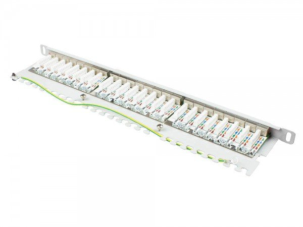 Good Connections Patchpanel 19"Cat. 6a 24-P 0,5he Lichtgr.
