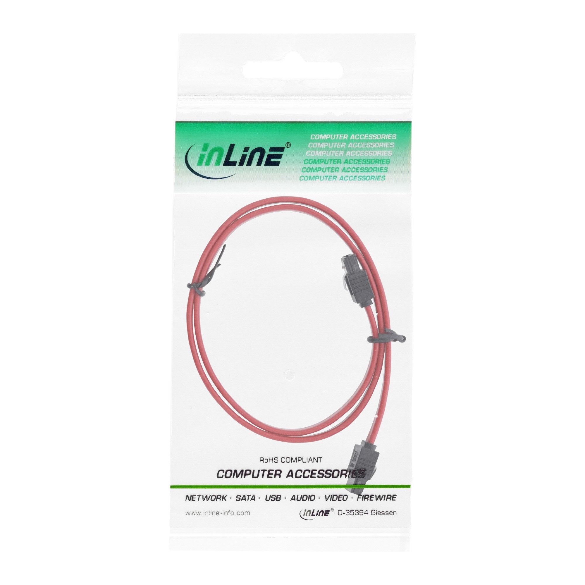 Cable Inline Sata 150 / 300 / 600 S-Ata Con Pestillos 0,3 M