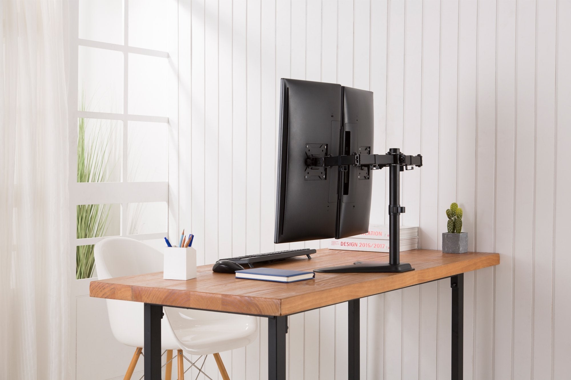 Digitus Soporte De Monitor Universal Dual 15'/32' Vesa 100x100 Máx 8kg Da-90401