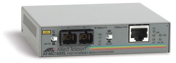 Allied Telesis 100tx To 100fx [Sc] Standalone Media Converter Convertidor De Medio 100 Mbit/S