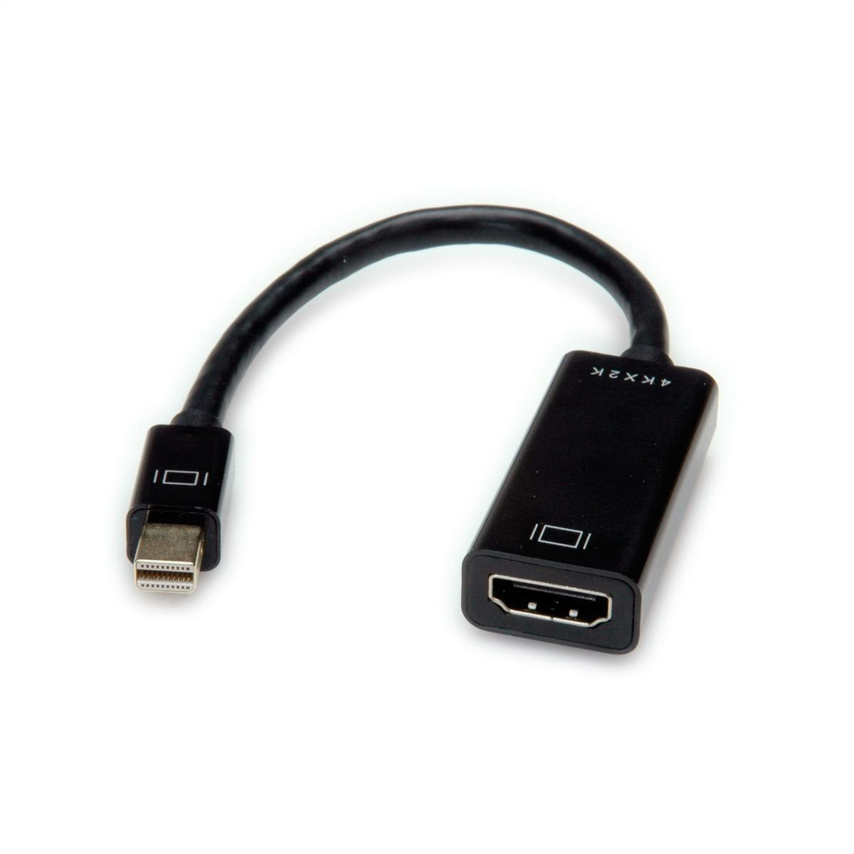 EAN 7630049610262 - VALUE 12.99.3143 adaptador de cable de vídeo Mini DisplayPort HDMI tipo A (Estándar) Negro imagen 1