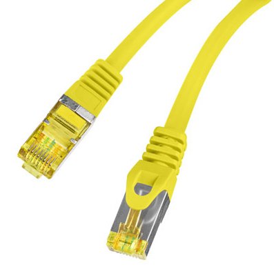 EAN 5901969437171 - Lanberg PCF6A-10CU cable de red Amarillo 0,5 m Cat6a S/FTP (S-STP) imagen 3
