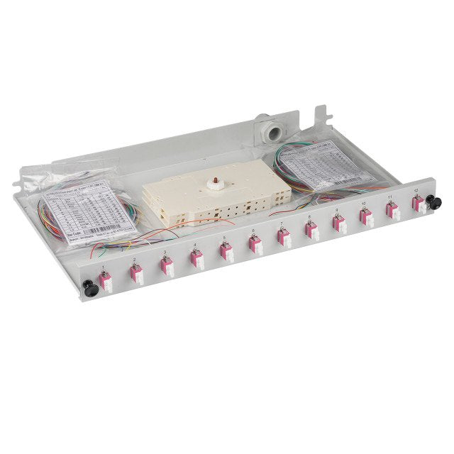 Efb Spleissbox Lc 50 125á Om4 Ausziehbar, 12pigtails 6 Kupp