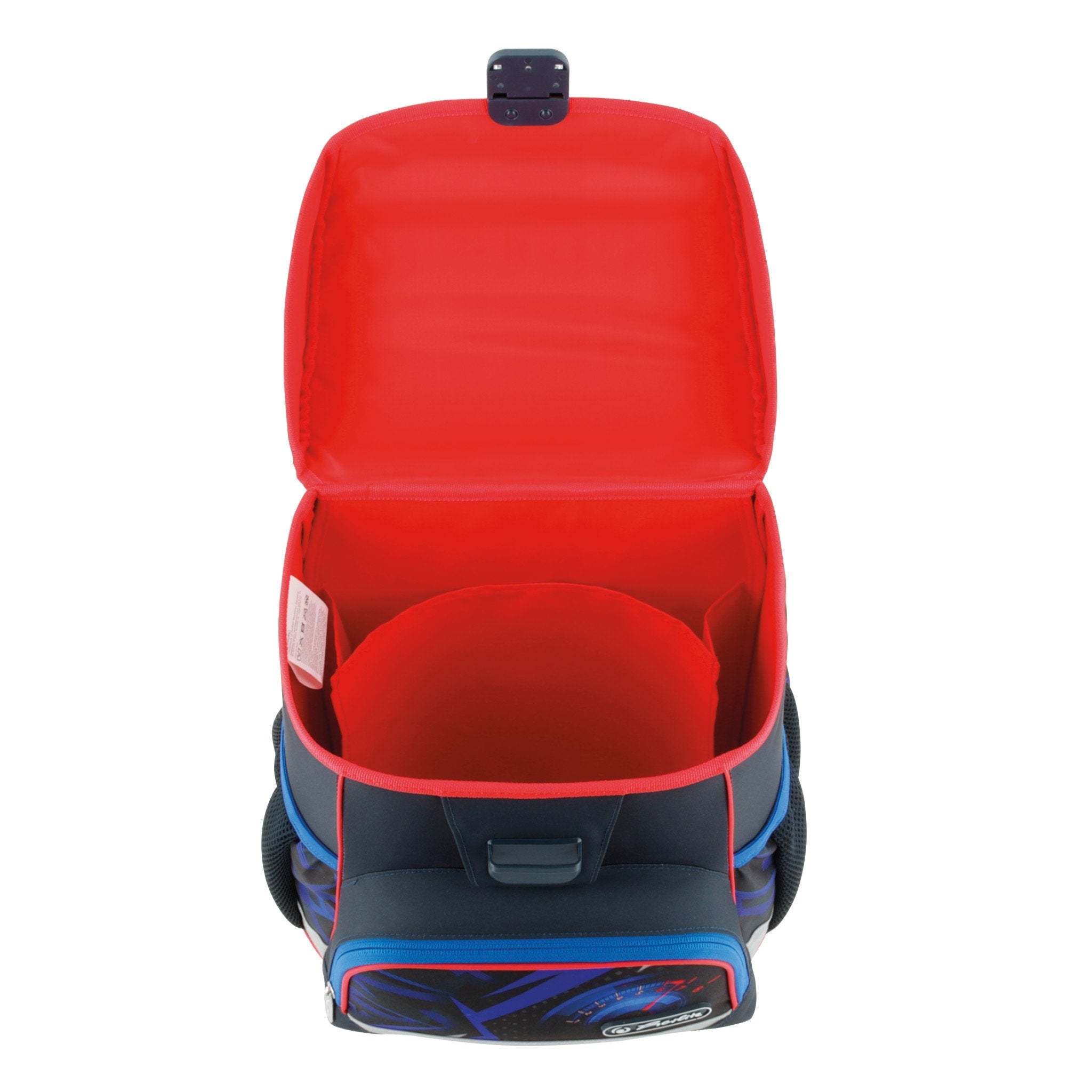 EAN 4008110370934 - Herlitz Loop Plus High Speed juego de mochila escolar Niño Poliéster Azul, Rojo imagen 2