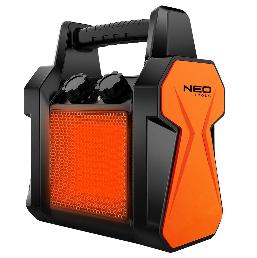 Neo Tools 90-060 Calefactor Eléctrico Cerámico Ptc 2000 W Negro, Naranja