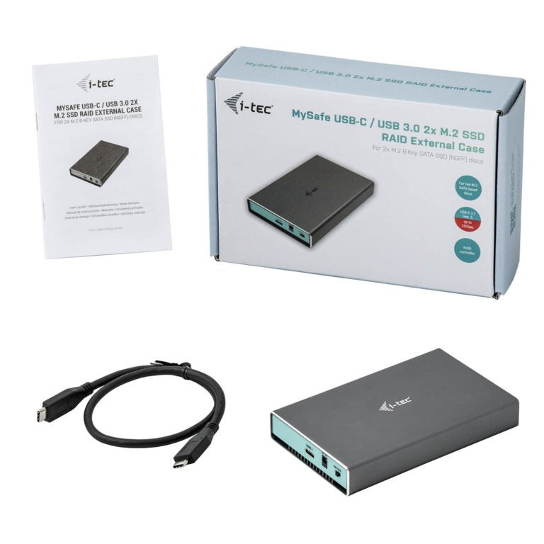 EAN 8595611702440 - i-tec CAMYSAFEDUALM2 caja para disco duro externo Caja externa para unidad de estado sólido (SSD) Alumini imagen 4