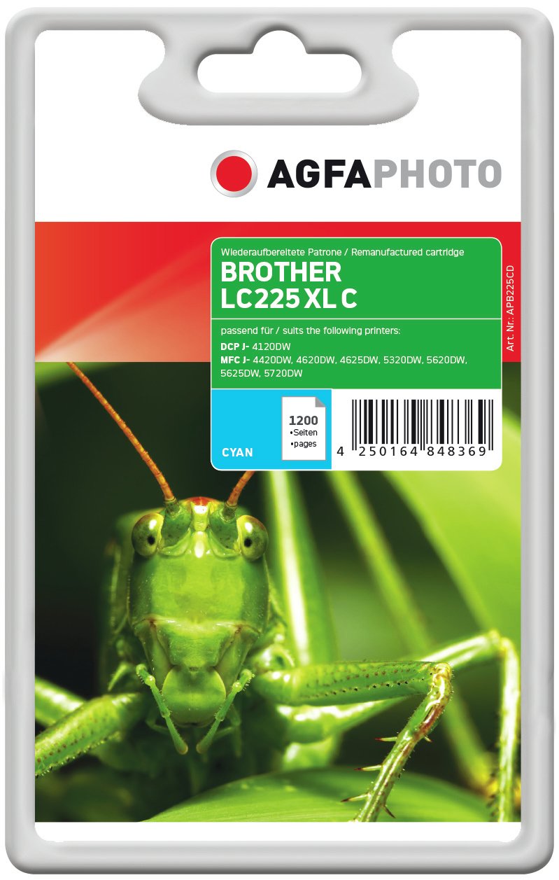 EAN 4250164848369 - AgfaPhoto APB225CD cartucho de tinta Cian imagen 1