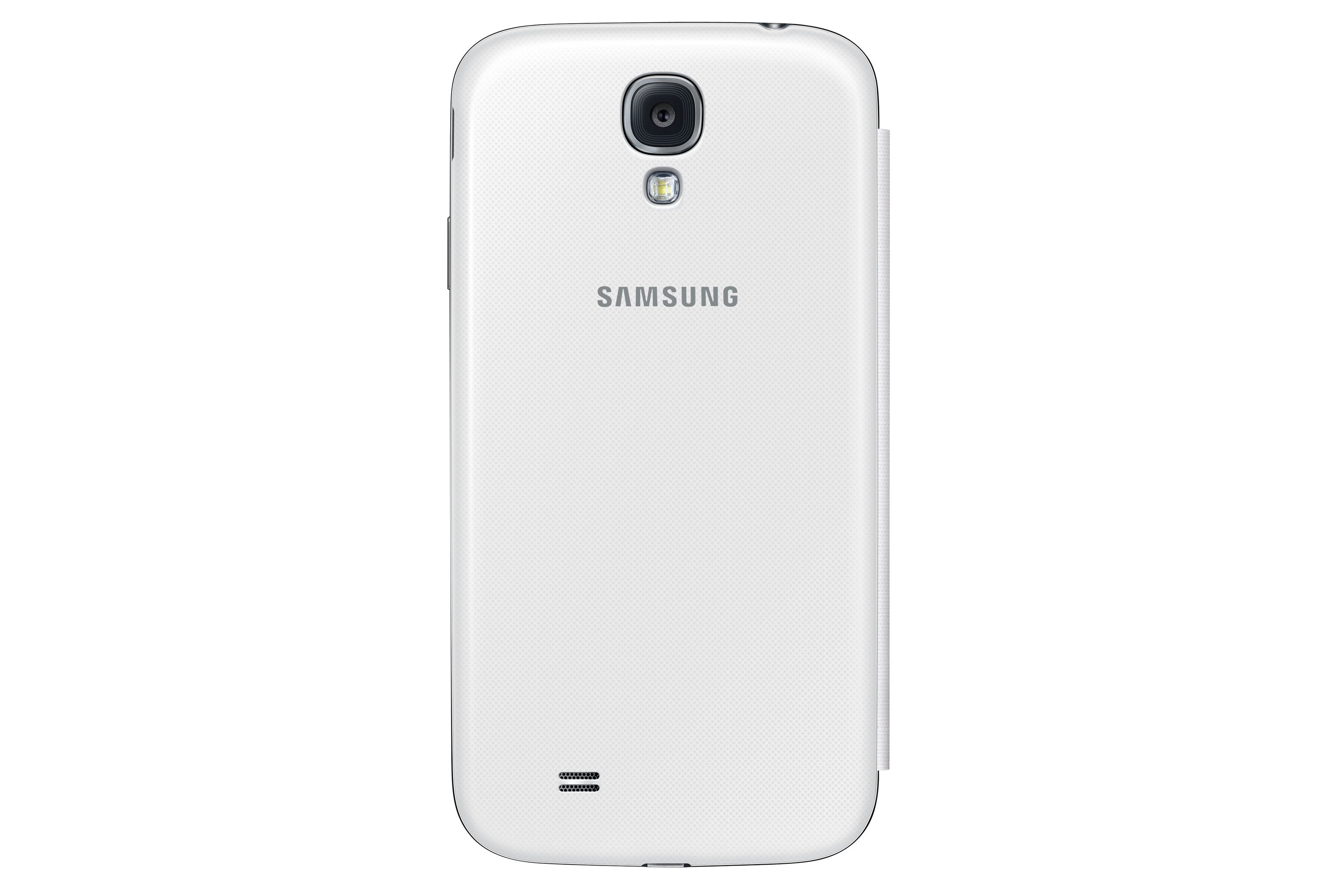 Funda Con Tapa Para Smartphone Samsung Galaxy S4 Blanca