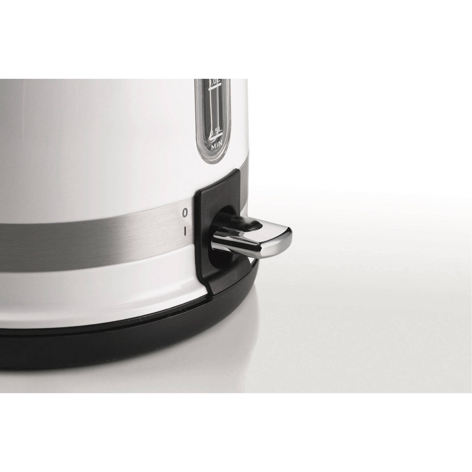 Ariete Kettle Moderna White, 2,000 Vatios, 1.7 Litros 2854wh