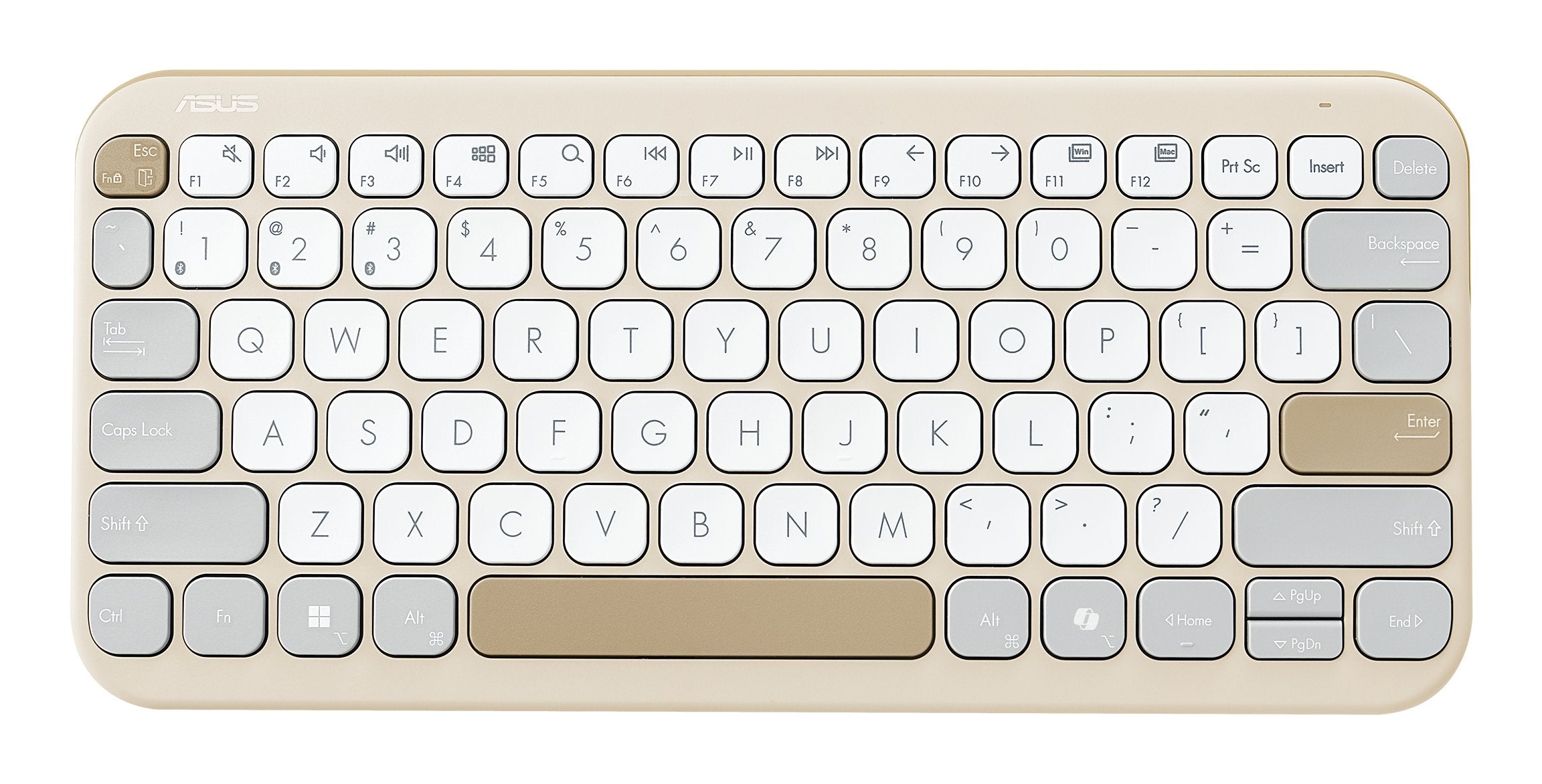 EAN 4711387539002 - ASUS KW100 KEYBOARD/BG/UI/80 teclado Universal Bluetooth Beige imagen 1