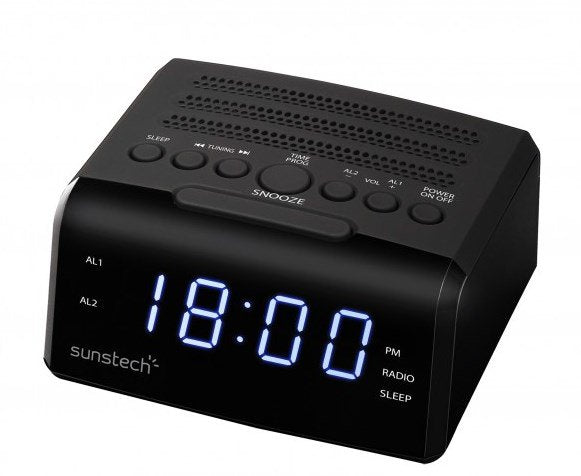 EAN 8429015016646 - Sunstech FRD35U Reloj Digital Negro imagen 1