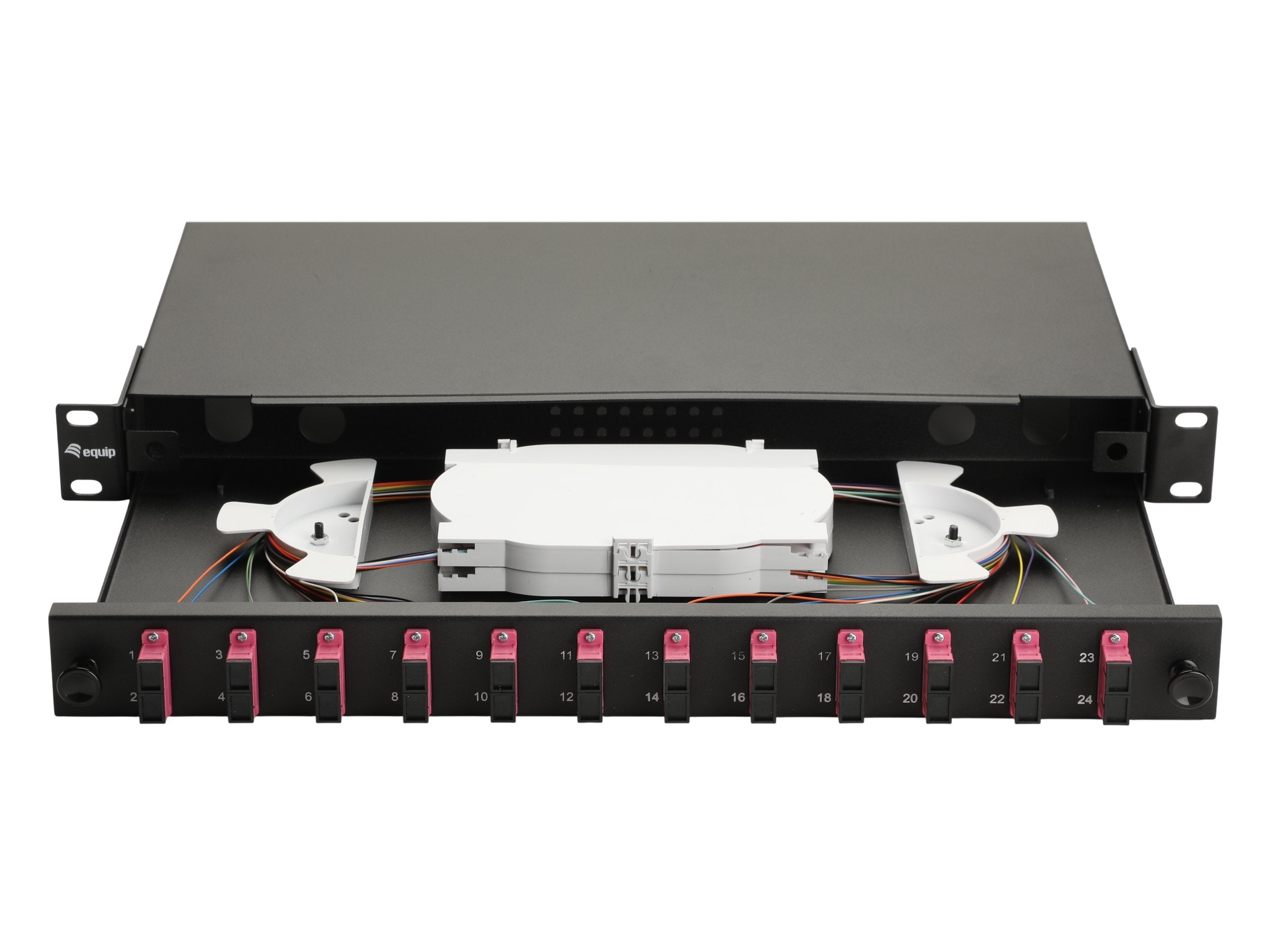 Equip Lwl-Spleisskamen 12-Port Sc-Duplex Om4 1u Komplett Sw