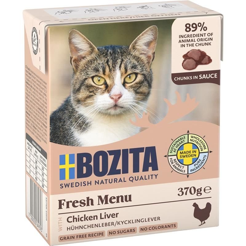 Higado De Pollo En Salsa Bozita - Para Gato - 370g