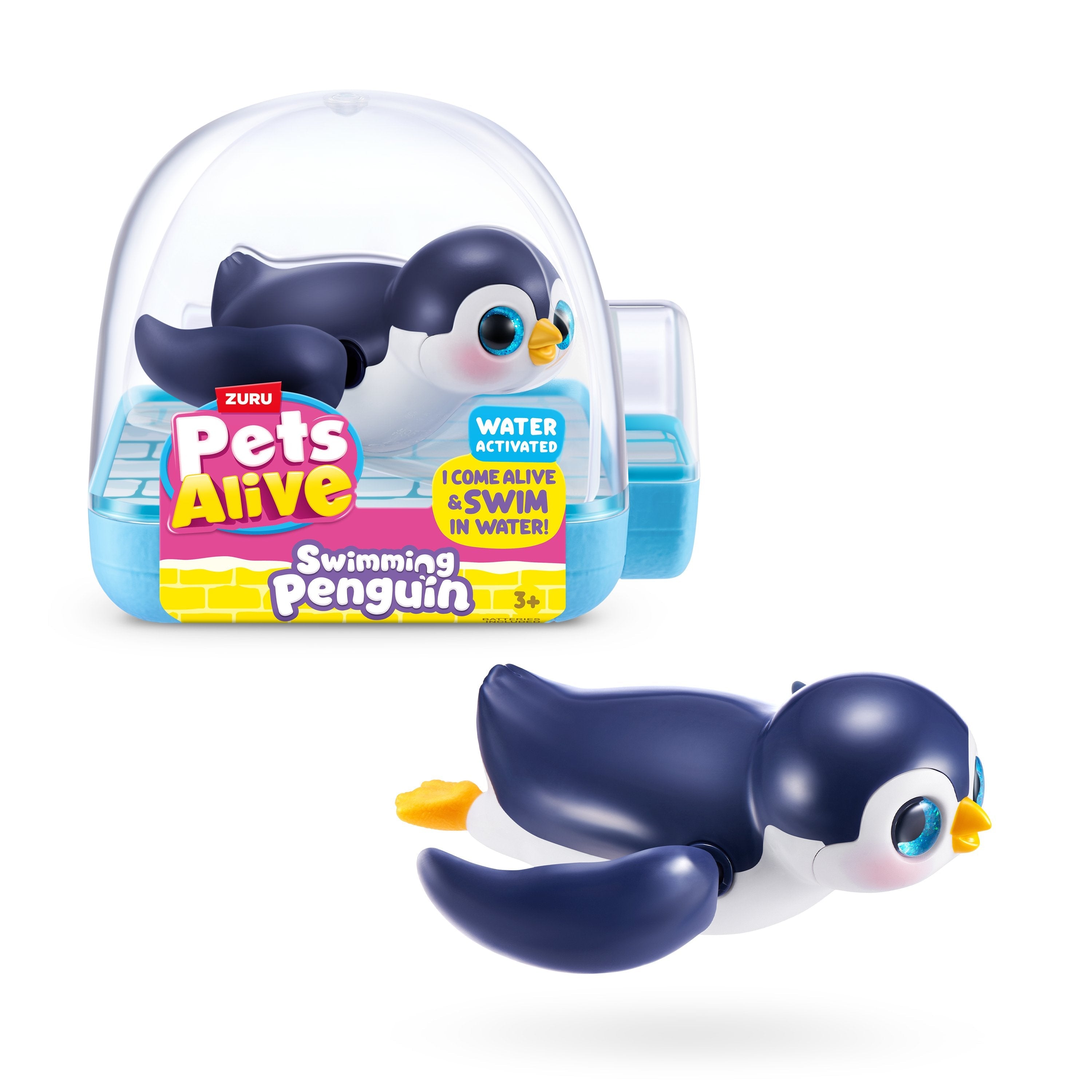 Zuru Pets Alive - Swimming Penguin (Sortierter Artikel, Eine Figur) 9573uq1