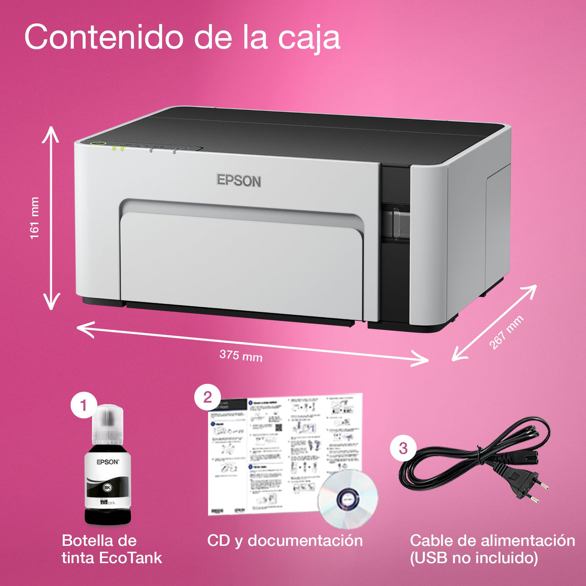 EAN 8715946655420 - Epson EcoTank ET-M1120 impresora de inyección de tinta 1440 x 720 DPI A4 Wifi imagen 16