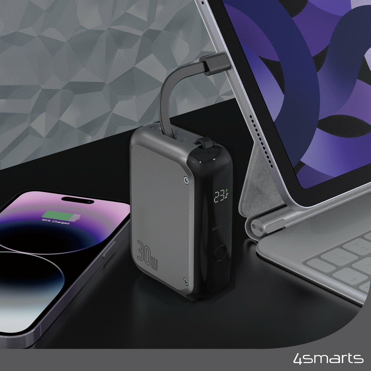 EAN 4252011907410 - 4smarts 540699 batería externa 10000 mAh Gris imagen 4
