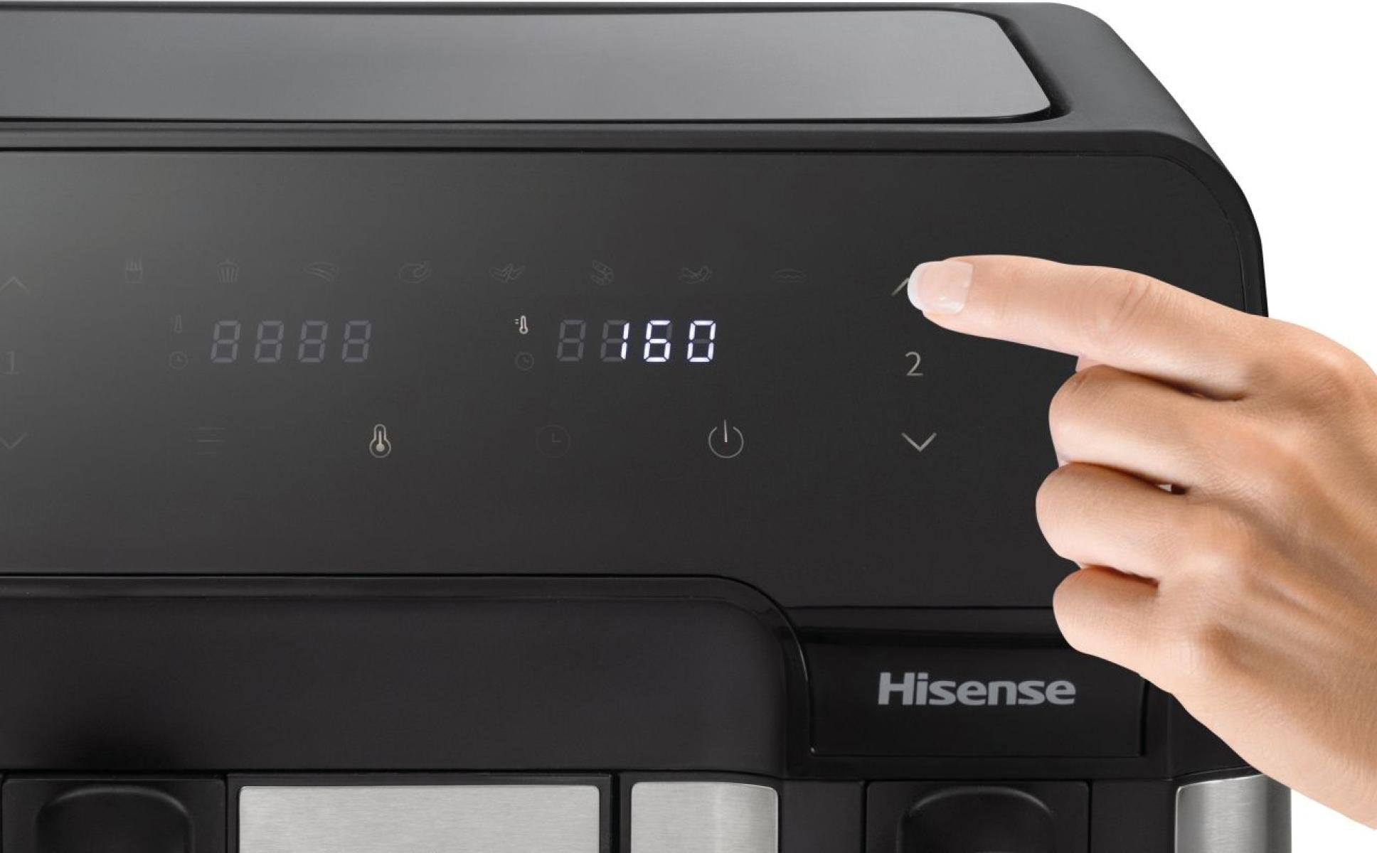 EAN 3838782657405 - Hisense HAF2900D Doble 8,6 L Independiente 1700 W Freidora de aire caliente Negro imagen 10