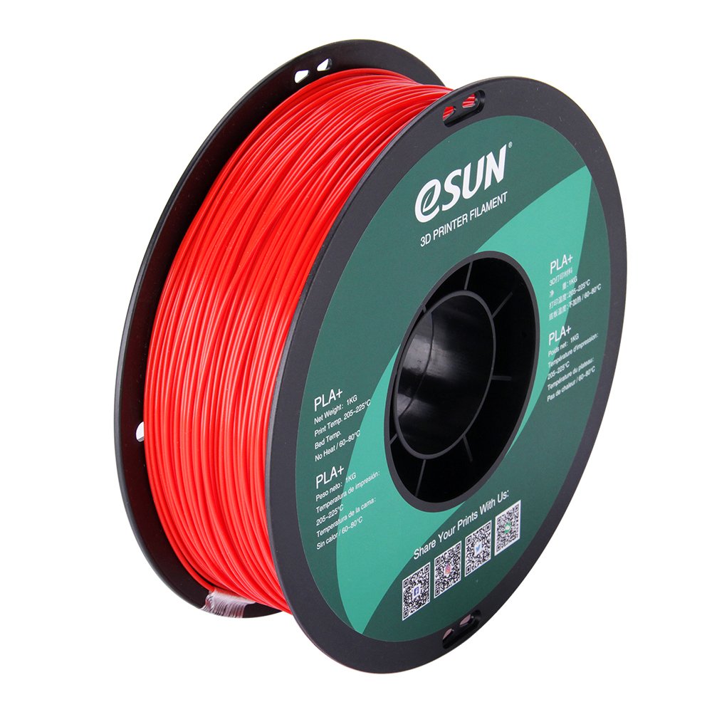 Pla+ 1,75mm Rojo 1kg