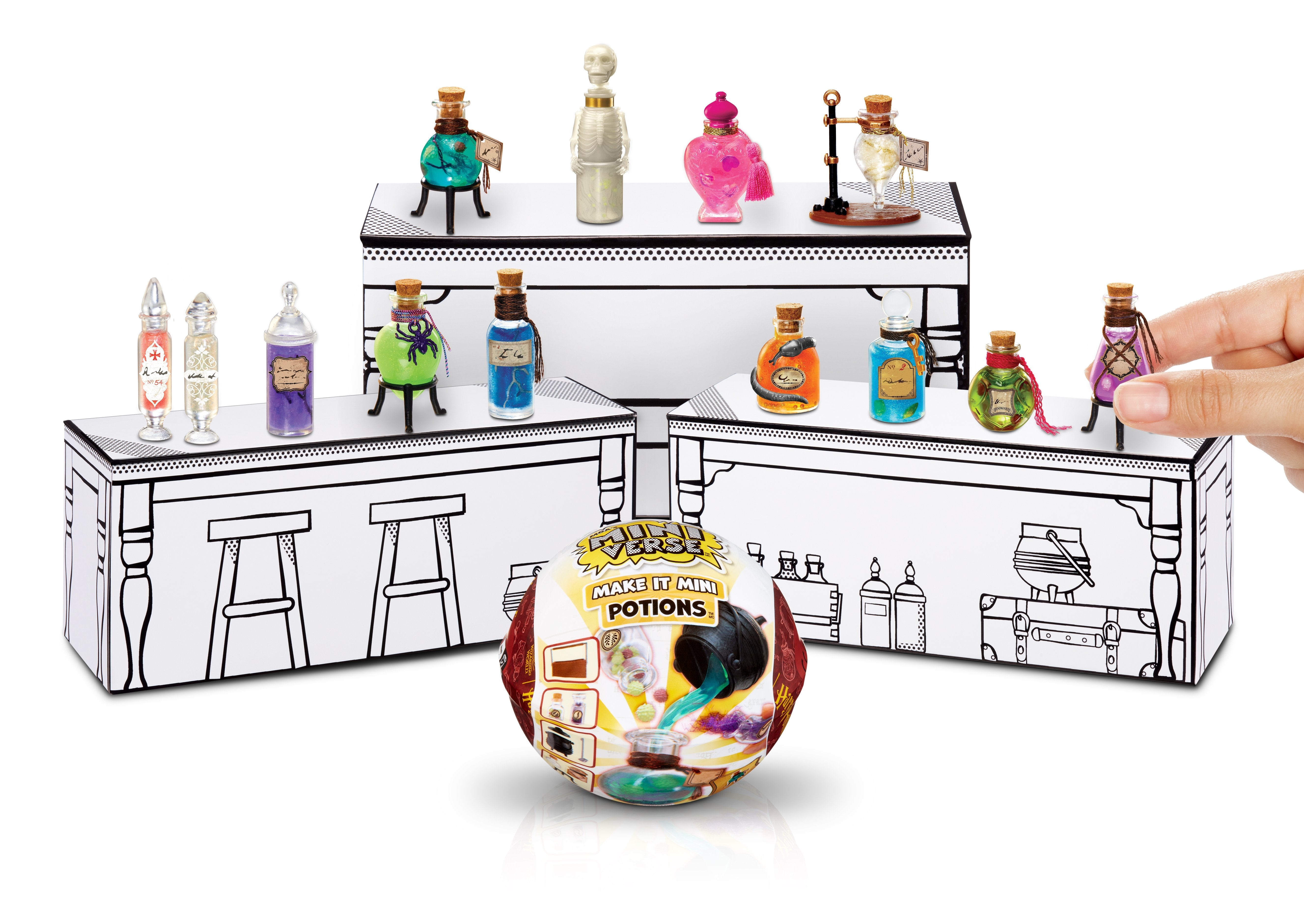 Mga Entertainment Mga'S Miniverse Make It Mini Potation Harry Potter Mini Collectibles, Artesan Artículos Ordenados 594512-Euc