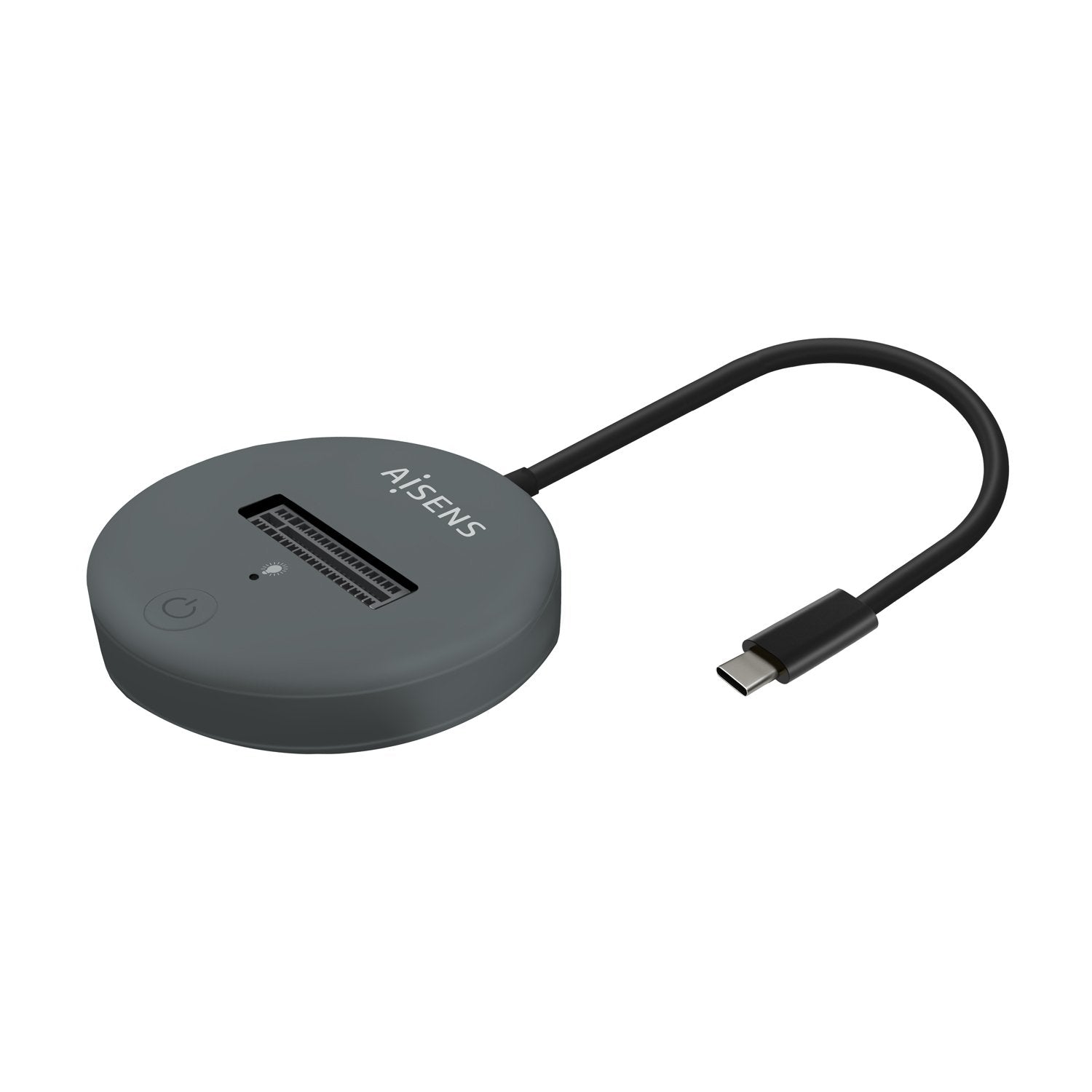 Aisens Dock Usb Tipo-C Para Ssd M2 Sata Nvme Ngff Gris Asuc-M2d014-Gr
