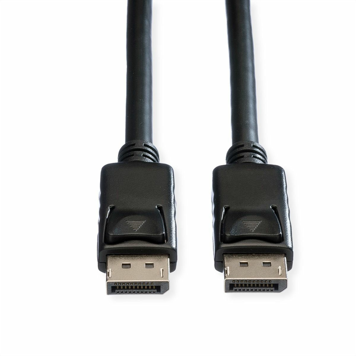 Roline Displayport Cable, Dp-Dp, V1.2, St - St, Tpe, Schwarz, 7,5 M