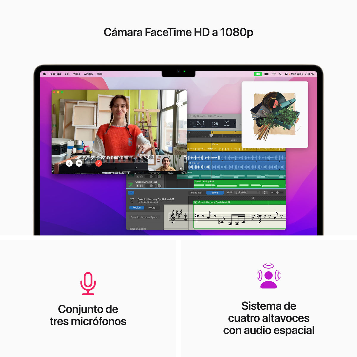 EAN 0195949900105 - Apple MacBook Air Apple M M2 Portátil 34,5 cm (13.6") 16 GB 256 GB SSD Wi-Fi 6 (802.11ax) macOS Sonoma Be imagen 6