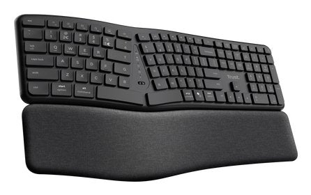 Trust Keyra Teclado Inalámbrico Multidispositivo Ergonómico
