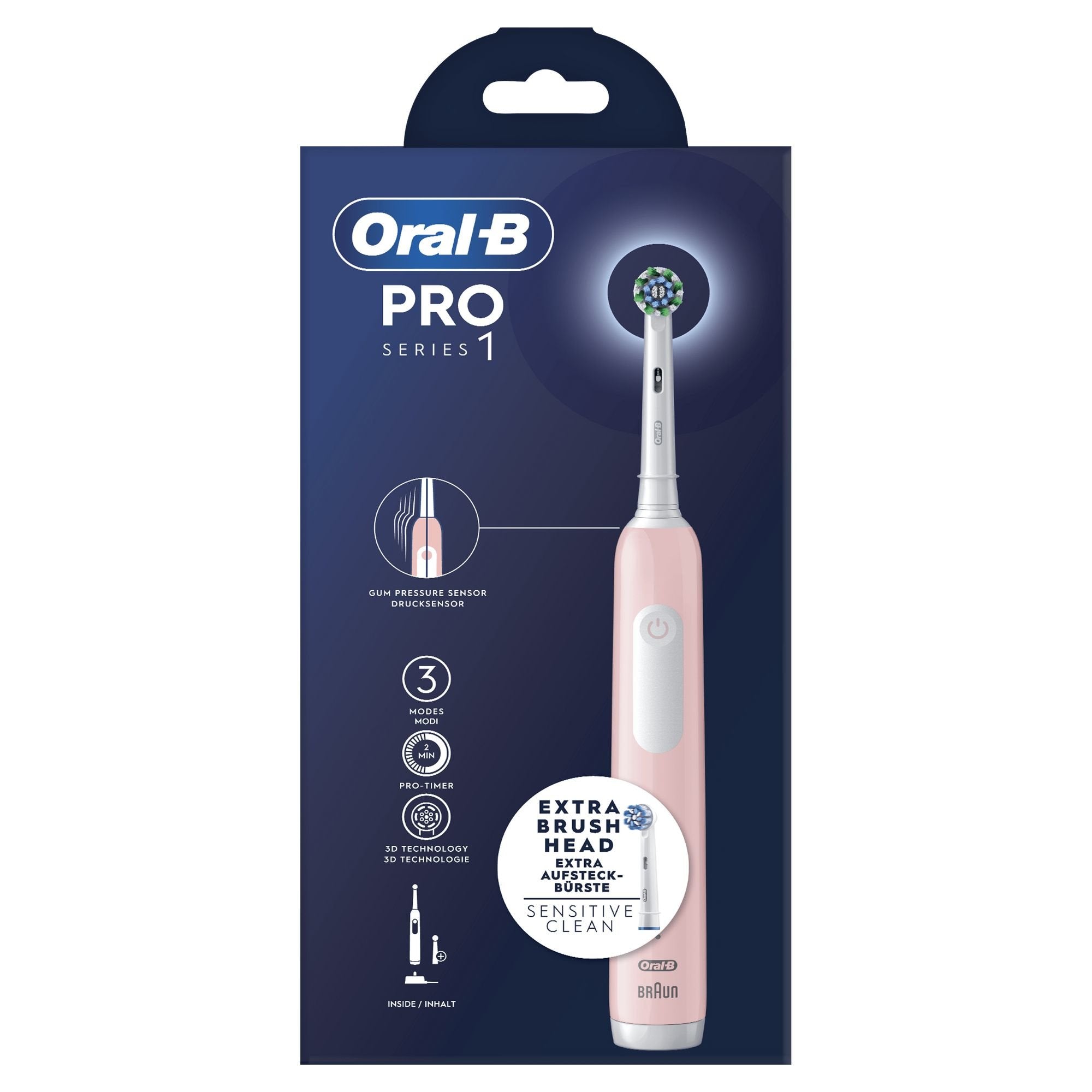 Cepillo  Oral-B Series Pro 1 Pink Eléctrico