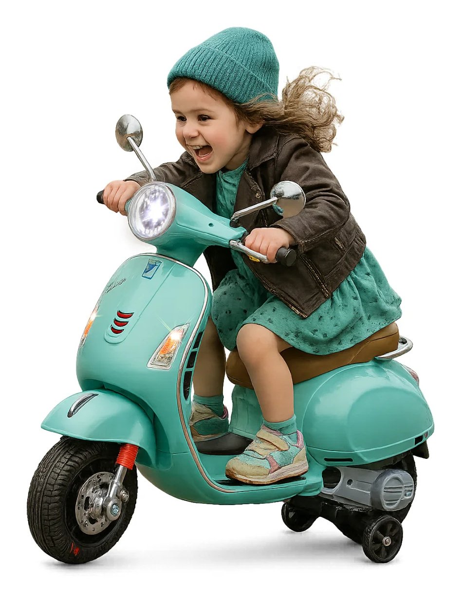 Jamara Ride-On Vespa Gts 125 Mintverde Li-Power 12.6