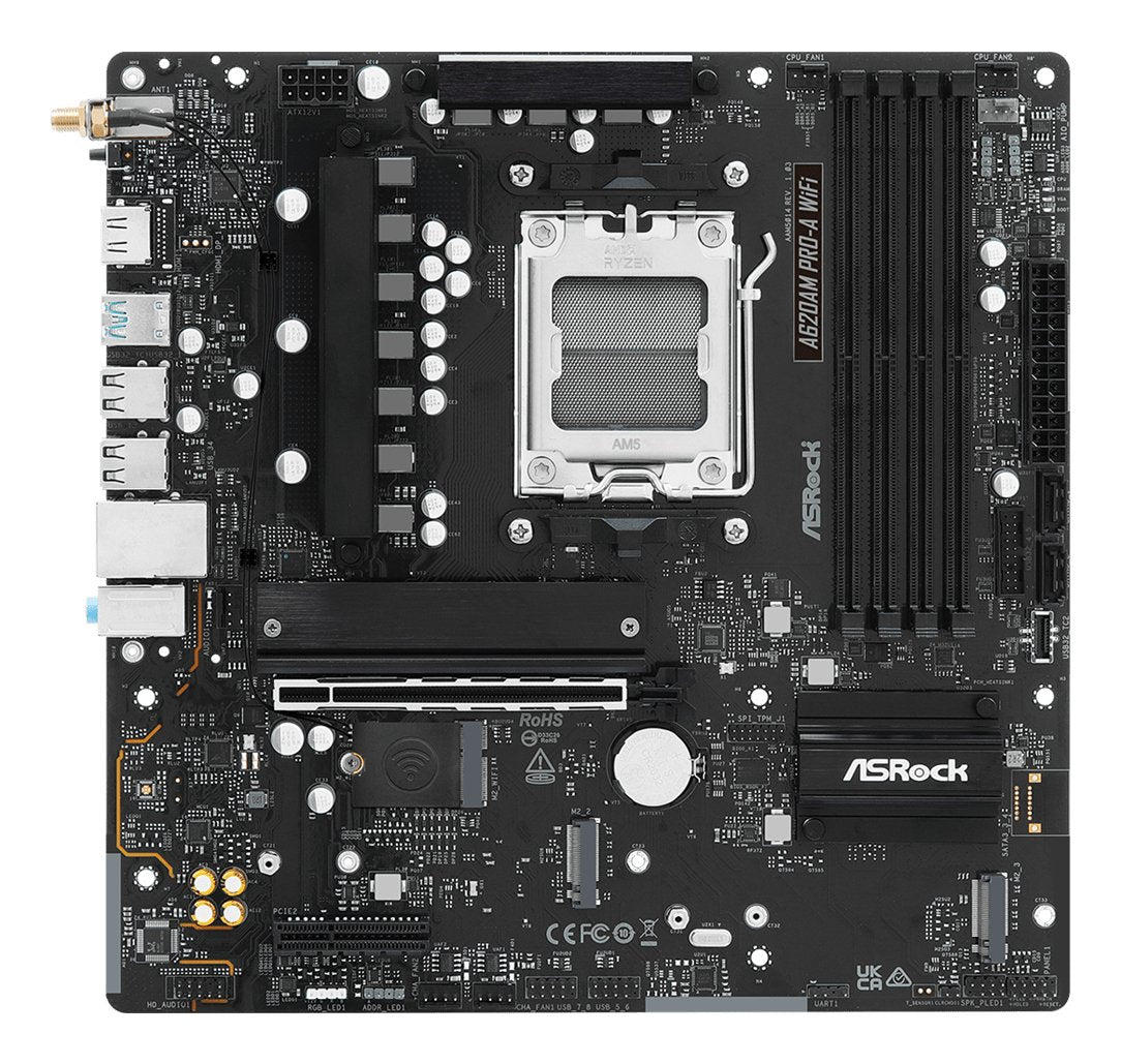 Asrock A620am Pro-A Wifi, Placa Base 90-Mxbsy0-A0uayz