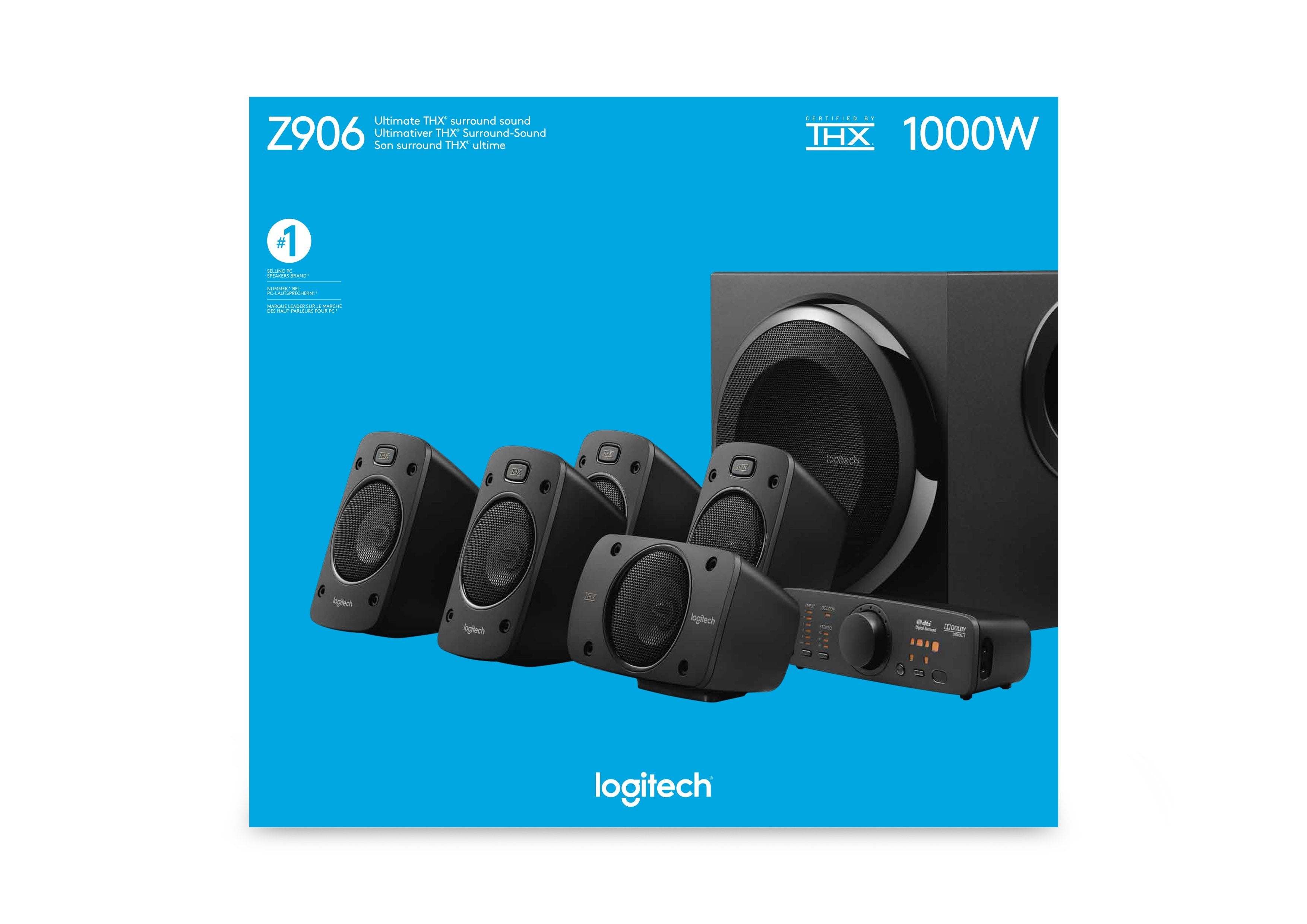 EAN 5099206023536 - Logitech 980-000468 conjunto de altavoces 500 W Universal Negro 5.1 canales 67 W imagen 20