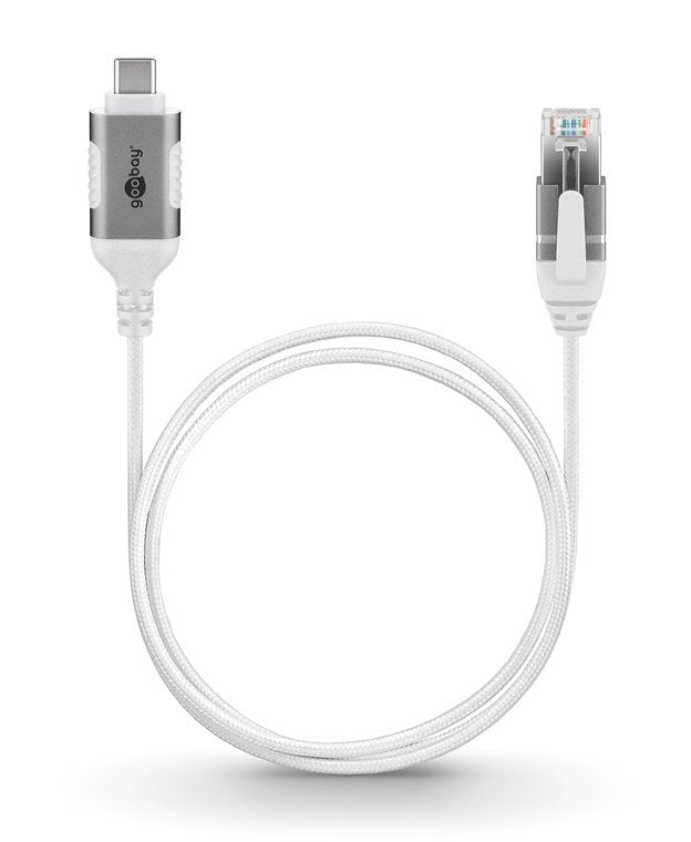 EAN 4040849743856 - Goobay 74385 cambiador de género para cable USB 3.1 type A RJ45 Blanco imagen 5