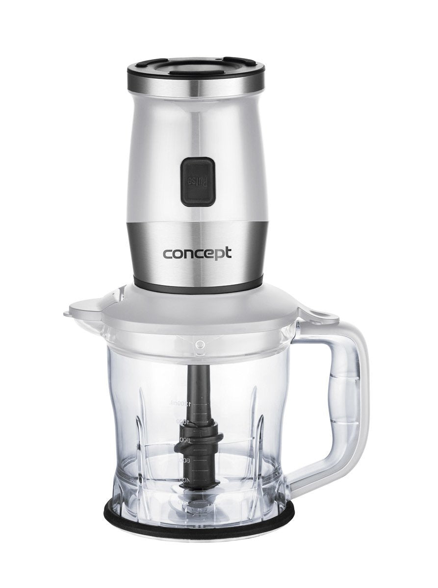 Batidora Concept Sm3391 1,2 L De Vaso 700 W Acero Inoxidable, Blanco