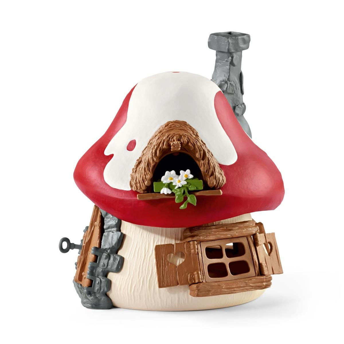 Schleich Los Pitufos Casa De Los Pitufos Con 2 Figuras, Edificio De Juegos 20803
