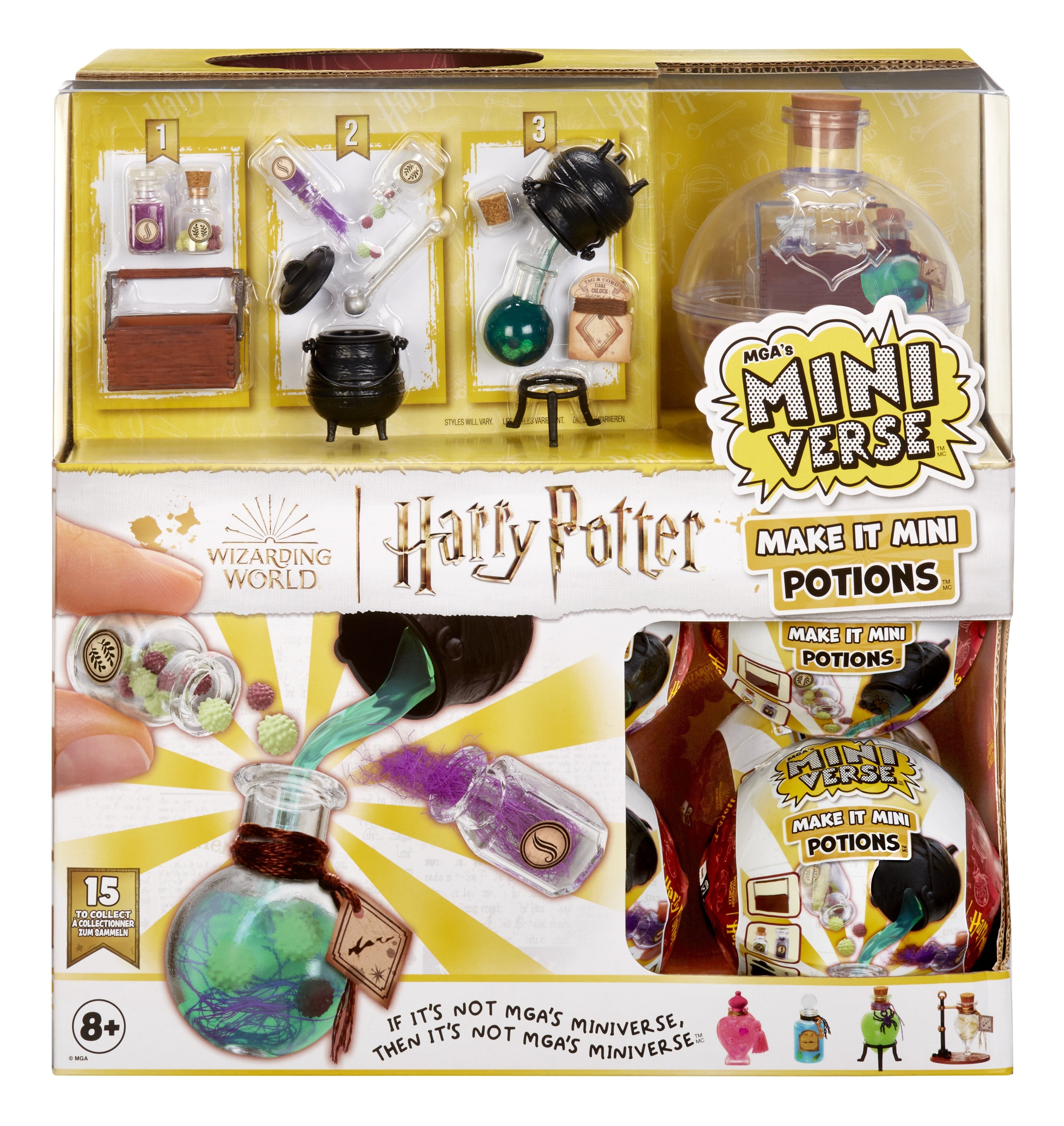 Mga Entertainment Mga'S Miniverse Make It Mini Potation Harry Potter Mini Collectibles, Artesan Artículos Ordenados 594512-Euc