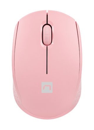 Raton Natec Stork Optico Inalambrico 1600 Dpi Rosa