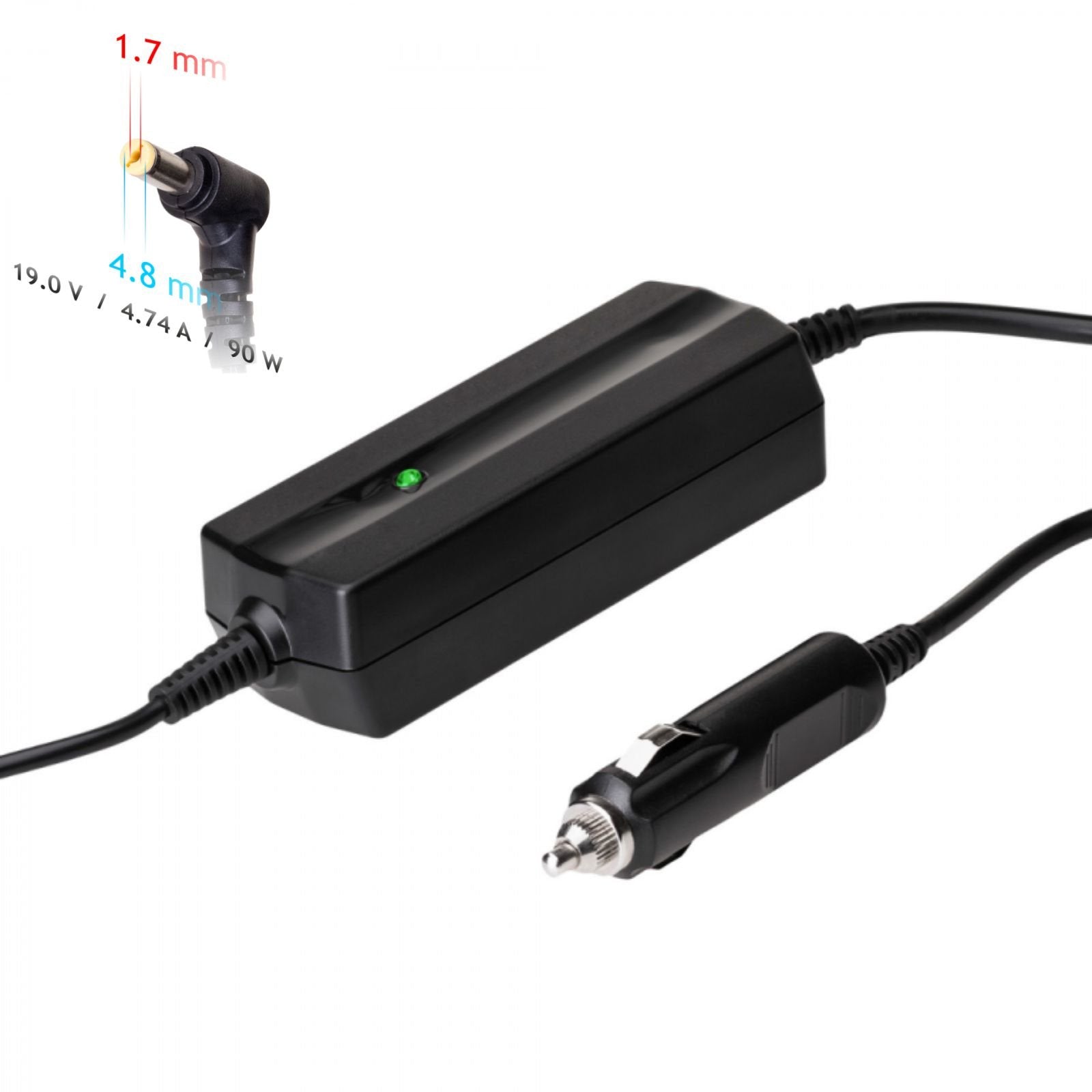 EAN 5901720133595 - Akyga AK-ND-35 adaptador e inversor de corriente Auto 90 W Negro imagen 1