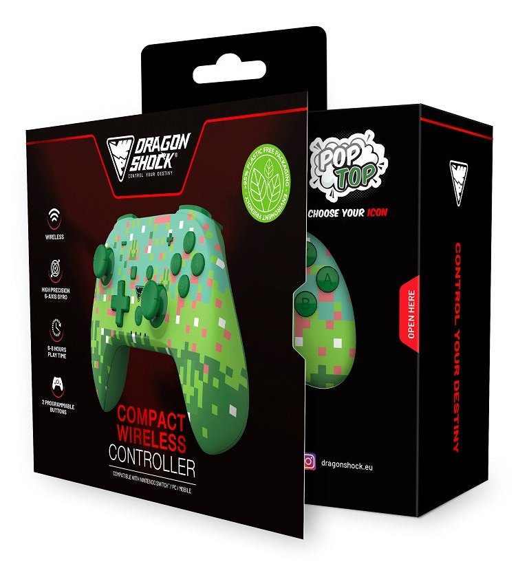 Dragonshock Controller Poptop Wireless Cubes Switch Verde