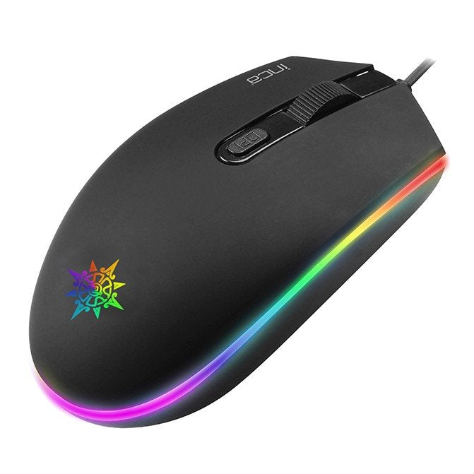 Inca Gaming Raton Img-Gt13 1200 Dpi, Rgb, 4 Botones, Usb